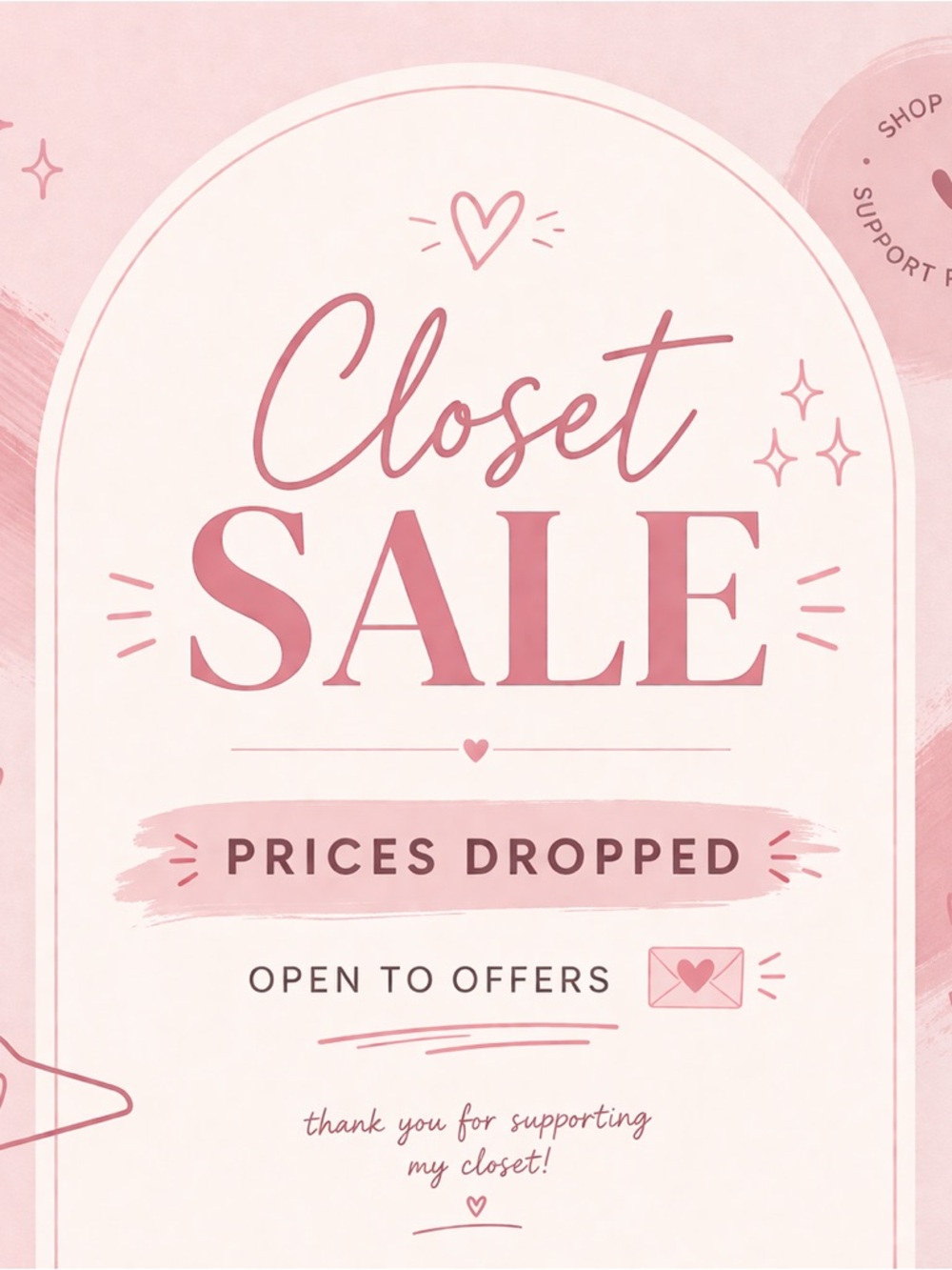 Closet Sale!!